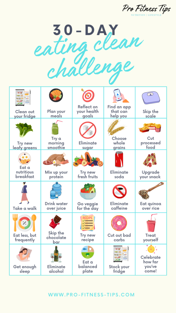 Eating clean 30 day challenge